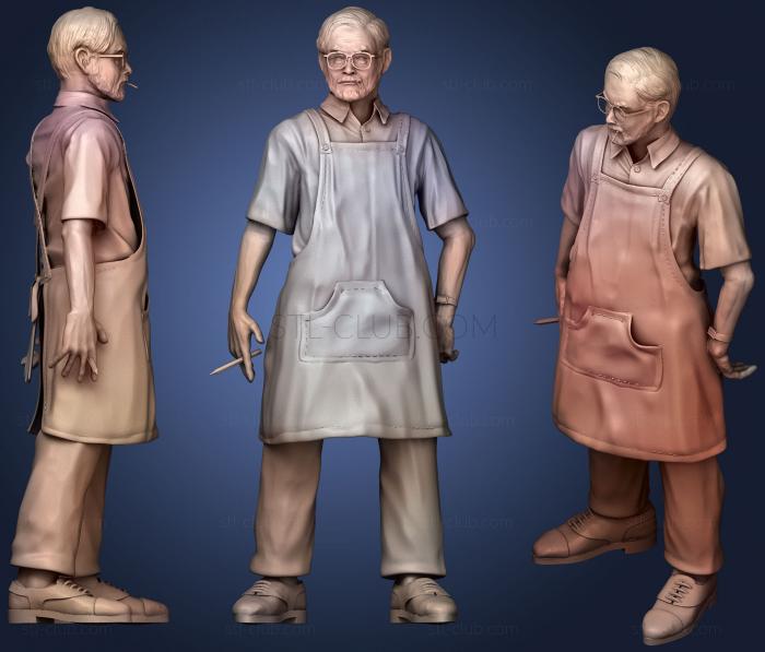 3D model Hayao Miyazaki (STL)